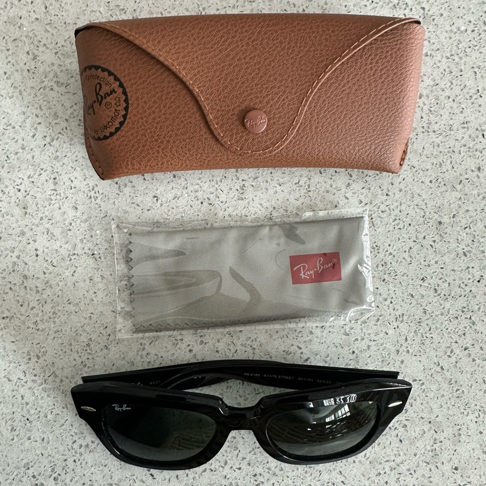 COPY - Ray Ban State Street Sunglasses - Black